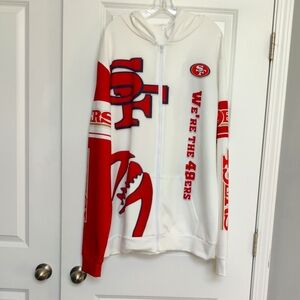 Forty Niners Football Zippered Jacket